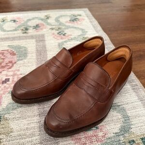 Allen Edmonds Rich Brown Randolph Leather Penny Loafer